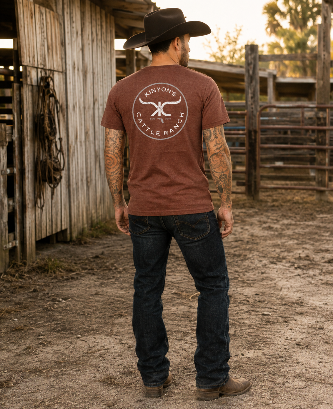 KCRanch Classic Circle Logo Tee