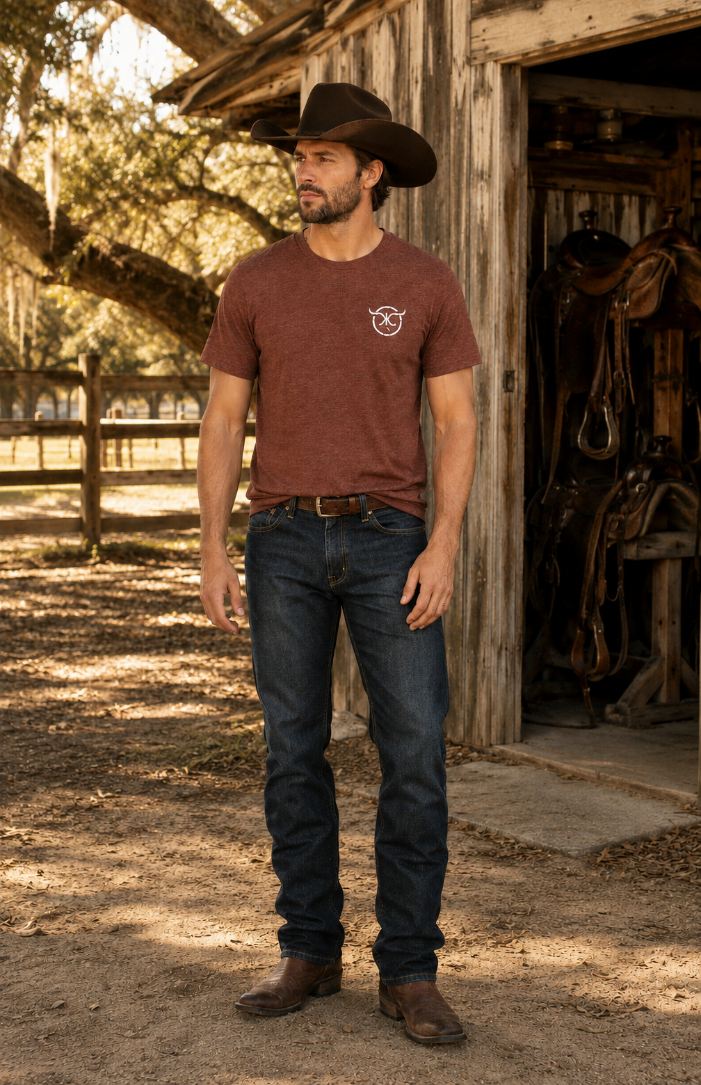 KCRanch Classic Circle Logo Tee